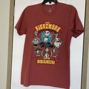 Disney Tim Burtons Nightmare Before Christmas Tee Men's Size M Jack Skellington